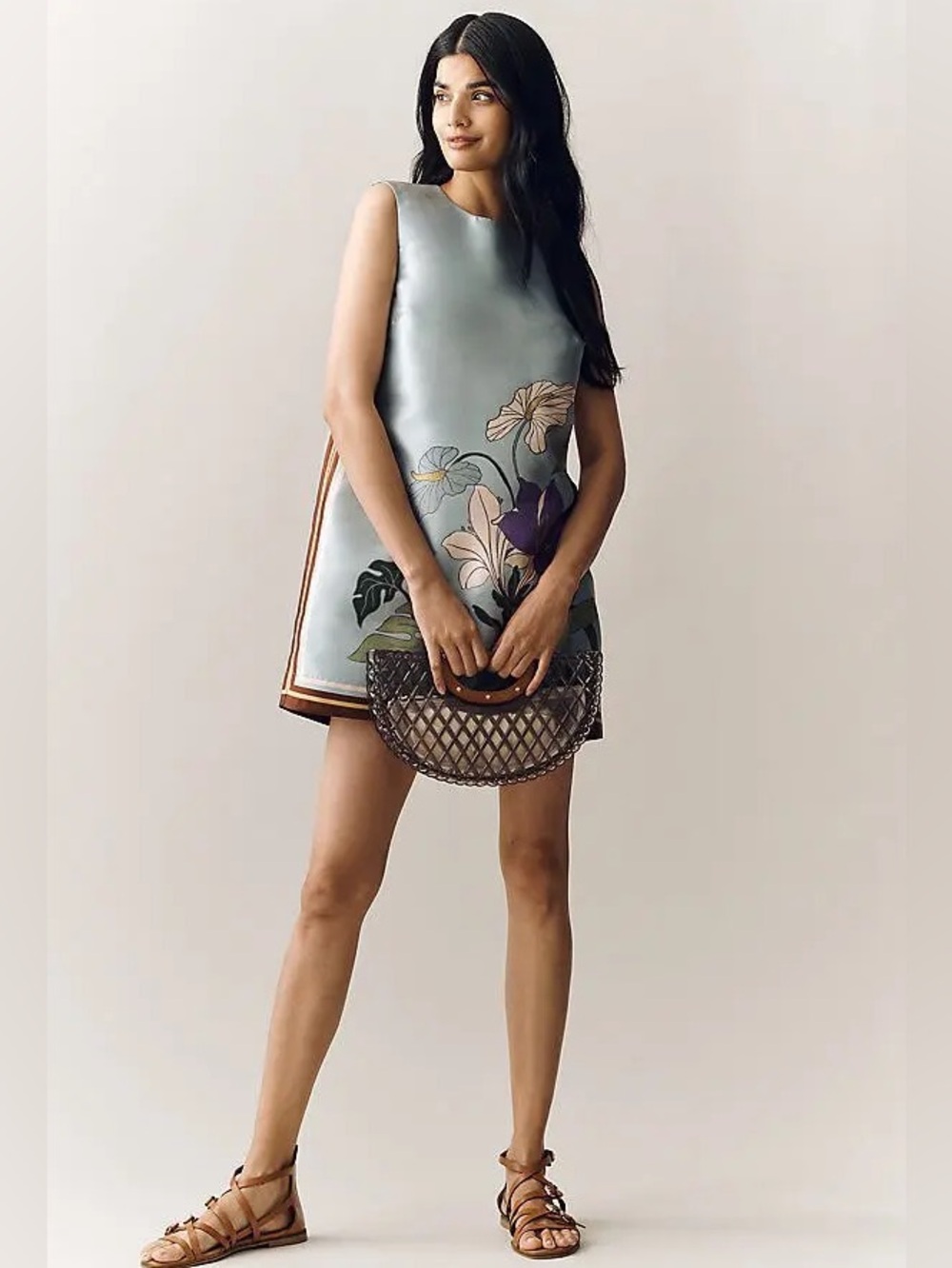 ALEMAIS Alfie floral-print mini dress Brand New w tag! Luxor dress Size 12